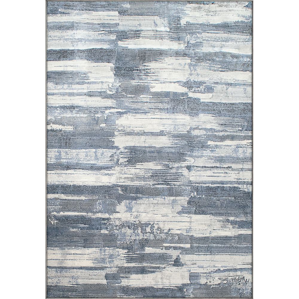 Dynamic Rugs 63423-7656 Eclipse 6.7 Ft. X 9.6 Ft. Rectangle Rug in Blue